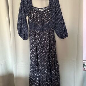 Christy Dawn Jennica Dress in Oat Straw Blue